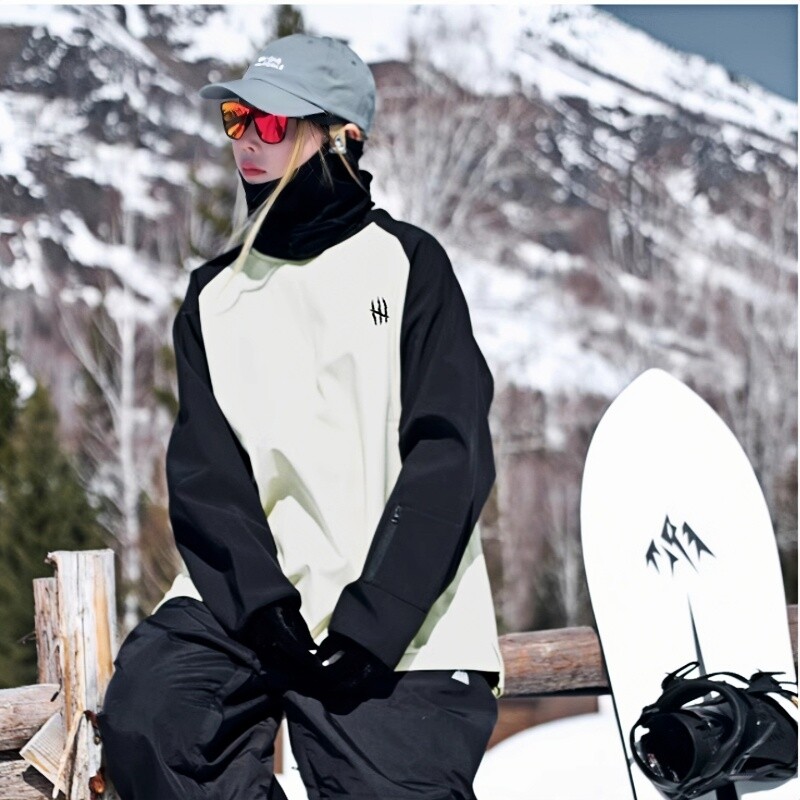 APVCX Hanorac de schi cald pentru bărbat și femeie, iarna 2025, impermeabil, respirabil, haine de zăpadă, jachetă sport pentru schi pentru bărbați și femei