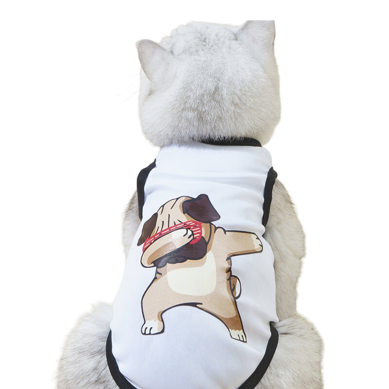 Kisállatruházat: kutya- és macskamellény Könnyű, légáteresztő, kényelmes, egyszerű, nagyvonalú, friss és aranyos, minden évszakban megfelelő