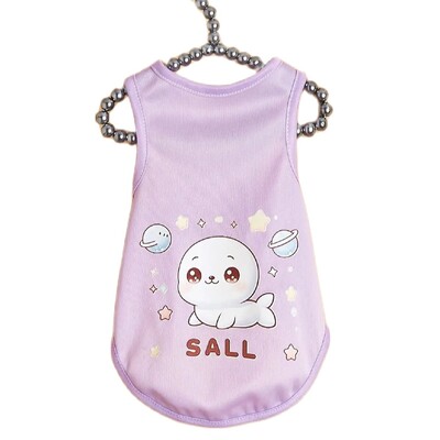 Mājdzīvnieku apģērbs: suņu un kaķu veste Viegla, elpojoša, ērta, vienkārša, dāsna, svaiga un glīta, piemērota visiem gadalaikiem