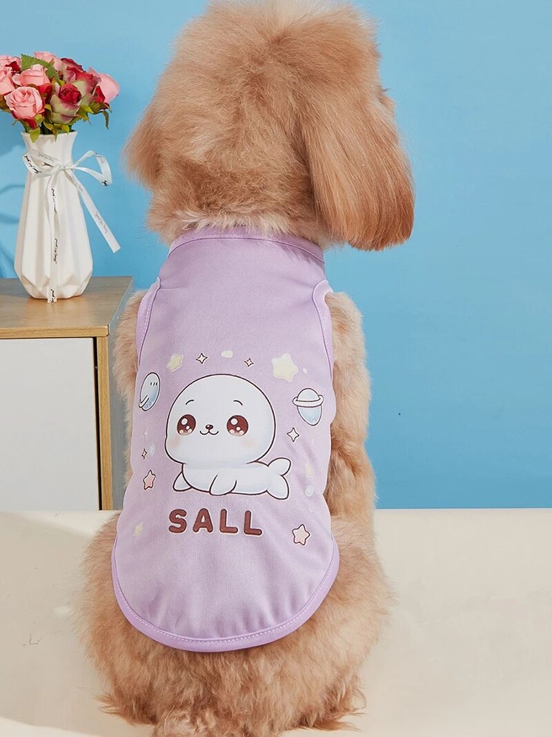 Mājdzīvnieku apģērbs: suņu un kaķu veste Viegla, elpojoša, ērta, vienkārša, dāsna, svaiga un glīta, piemērota visiem gadalaikiem