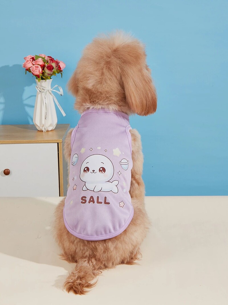 Mājdzīvnieku apģērbs: suņu un kaķu veste Viegla, elpojoša, ērta, vienkārša, dāsna, svaiga un glīta, piemērota visiem gadalaikiem