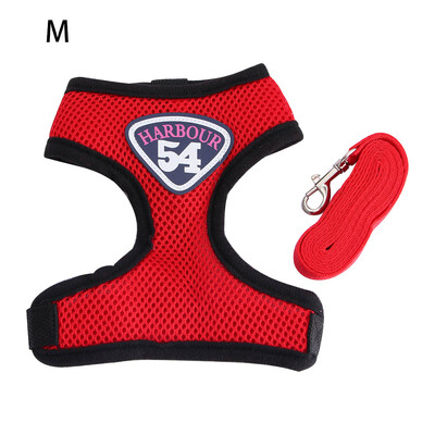 Vestă pentru câini reglabilă de culoare solidă Lesă frânghie reflectorizant pentru animalele de companie pentru plimbare în aer liber, guler de nailon pentru pisici de zi cu zi