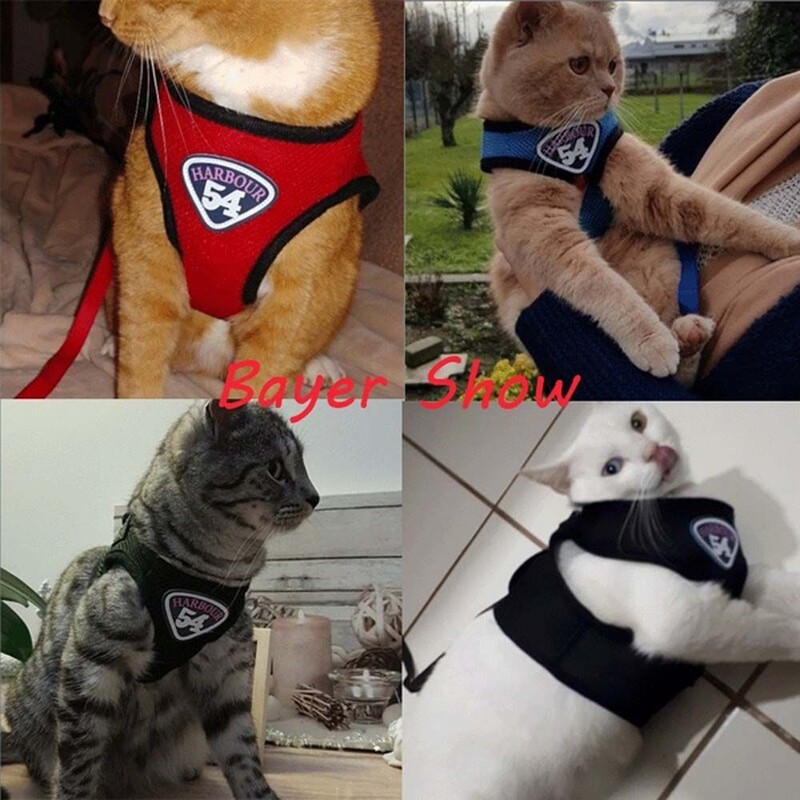 Vestă pentru câini reglabilă de culoare solidă Lesă frânghie reflectorizant pentru animalele de companie pentru plimbare în aer liber, guler de nailon pentru pisici de zi cu zi