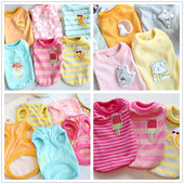 Méret XXS XS Aranyos teáscsésze Kutyaruházat Lány Kiskutya Pizsama Fiú Kisállat Ruházat Őszi Nyári Tavaszi Puha Mellényes Outfit Ing