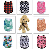 Nyári kutyamellény kis közepes méretű kutyáknak macskáknak kültéri, légáteresztő, hangulatos kölyökkutya ujjatlan ruhák maci mopsz bulldog ruházat
