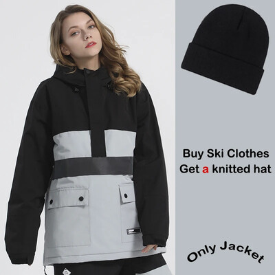 Šilti snieglenčių drabužiai nuo vėjo nepralaidūs moteriški sportiniai kostiumai lauko sniego striukė Žiemos sportui Vyriški kalnų slidinėjimo paltai su gobtuvu, moteriški viršutiniai drabužiai