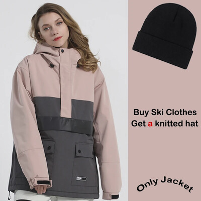 Šilti snieglenčių drabužiai nuo vėjo nepralaidūs moteriški sportiniai kostiumai lauko sniego striukė Žiemos sportui Vyriški kalnų slidinėjimo paltai su gobtuvu, moteriški viršutiniai drabužiai