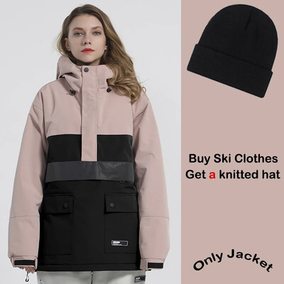 Šilti snieglenčių drabužiai nuo vėjo nepralaidūs moteriški sportiniai kostiumai lauko sniego striukė Žiemos sportui Vyriški kalnų slidinėjimo paltai su gobtuvu, moteriški viršutiniai drabužiai