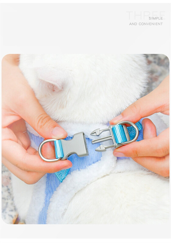 Storo vilnonio šuns pavadėlio komplektas prancūzų buldogui žiemai šilta, tvirta liemenė, trauka, 120 cm rankena lauke vaikščiojanti katės grandinė