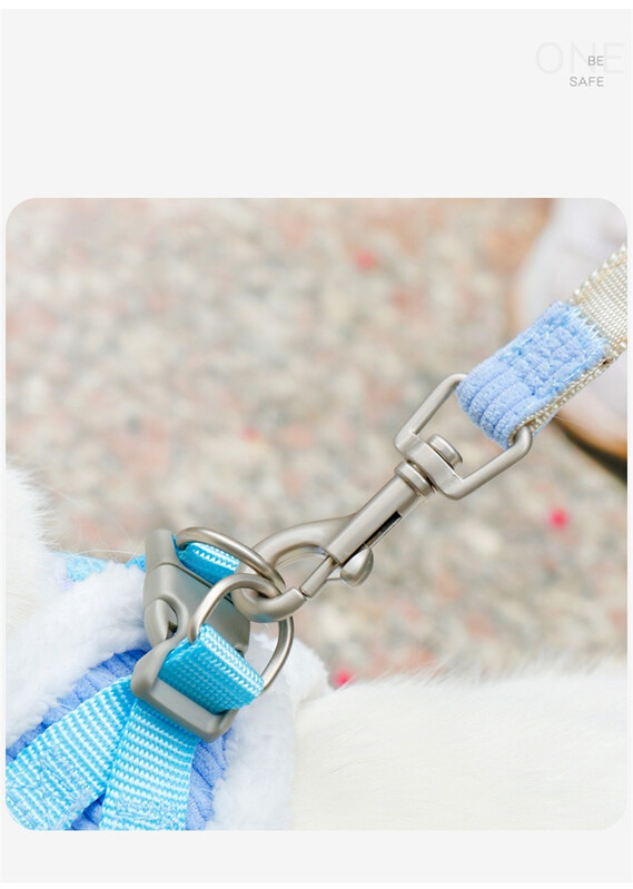 Storo vilnonio šuns pavadėlio komplektas prancūzų buldogui žiemai šilta, tvirta liemenė, trauka, 120 cm rankena lauke vaikščiojanti katės grandinė