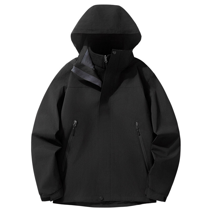 2024 m. rudens žiema, nauja vilna, vandeniui atspari dviejų dalių rinkinys, nuimamas vyriškas švarkas, nuo vėjo paltas alpinizmo slidinėjimo kostiumas kelionėms