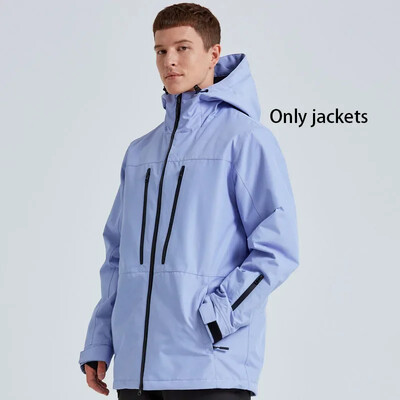 2025 m. žiema Naujos vyriškos moteriškos slidinėjimo striukės Neperšlampamos slidinėjimo paltai Lauko sportui atsparūs vėjui šilti snieglenčių sportiniai striukės su gobtuvu