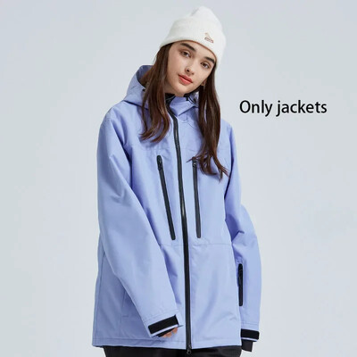 2025 m. žiema Naujos vyriškos moteriškos slidinėjimo striukės Neperšlampamos slidinėjimo paltai Lauko sportui atsparūs vėjui šilti snieglenčių sportiniai striukės su gobtuvu