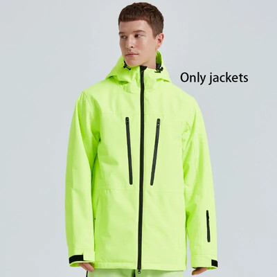 2025 m. žiema Naujos vyriškos moteriškos slidinėjimo striukės Neperšlampamos slidinėjimo paltai Lauko sportui atsparūs vėjui šilti snieglenčių sportiniai striukės su gobtuvu