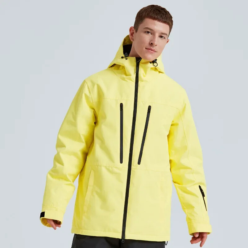 2025 m. žiema Naujos vyriškos moteriškos slidinėjimo striukės Neperšlampamos slidinėjimo paltai Lauko sportui atsparūs vėjui šilti snieglenčių sportiniai striukės su gobtuvu