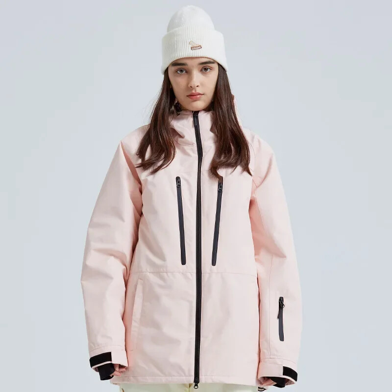 2025 m. žiema Naujos vyriškos moteriškos slidinėjimo striukės Neperšlampamos slidinėjimo paltai Lauko sportui atsparūs vėjui šilti snieglenčių sportiniai striukės su gobtuvu