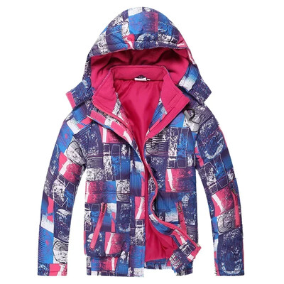 Slidinėjimo gobtuvai, 2025 m. vandeniui atsparūs sniego drabužiai vaikams, vėjui nepraleidžiantys snieglenčių striukės, sportiniai žieminiai slidinėjimo striukės, vaikiški, šilti viršutiniai drabužiai