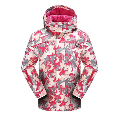 Slidinėjimo gobtuvai, 2025 m. vandeniui atsparūs sniego drabužiai vaikams, vėjui nepraleidžiantys snieglenčių striukės, sportiniai žieminiai slidinėjimo striukės, vaikiški, šilti viršutiniai drabužiai