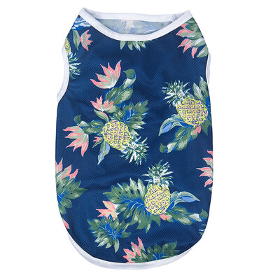 Kutyaruhák Hálós légáteresztő kölyökmellény Nyári Kutyák Póló Macskák Ruházat Divatnyomat Yorkshire Mopsz jelmez Kisállat Olcsó ruházat