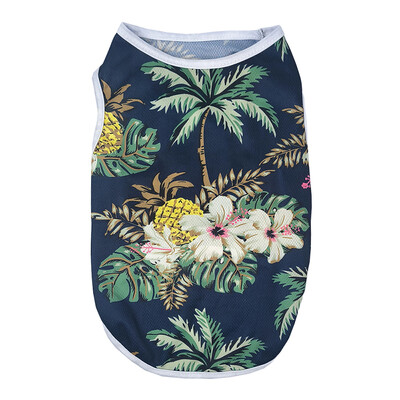 Kutyaruhák Hálós légáteresztő kölyökmellény Nyári Kutyák Póló Macskák Ruházat Divatnyomat Yorkshire Mopsz jelmez Kisállat Olcsó ruházat