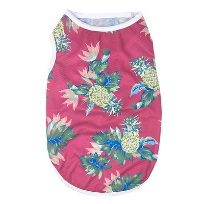 Kutyaruhák Hálós légáteresztő kölyökmellény Nyári Kutyák Póló Macskák Ruházat Divatnyomat Yorkshire Mopsz jelmez Kisállat Olcsó ruházat