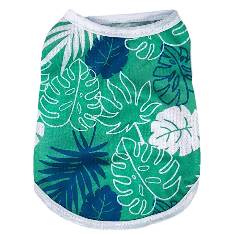 Kutyaruhák Hálós légáteresztő kölyökmellény Nyári Kutyák Póló Macskák Ruházat Divatnyomat Yorkshire Mopsz jelmez Kisállat Olcsó ruházat