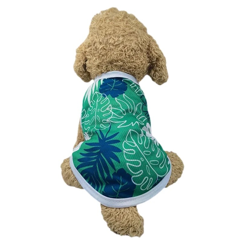 Kutyaruhák Hálós légáteresztő kölyökmellény Nyári Kutyák Póló Macskák Ruházat Divatnyomat Yorkshire Mopsz jelmez Kisállat Olcsó ruházat