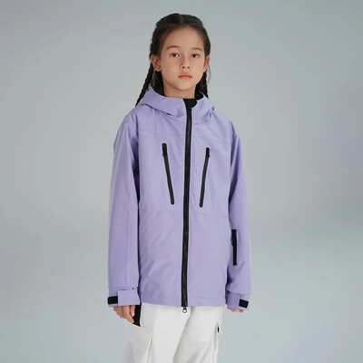 2024 m. žiemos nauja vaikų slidinėjimo striukė, snieglenčių alpinizmo berniukų, vandens nepraleidžianti lauko striukė, apšilimo striukė nuo vėjo