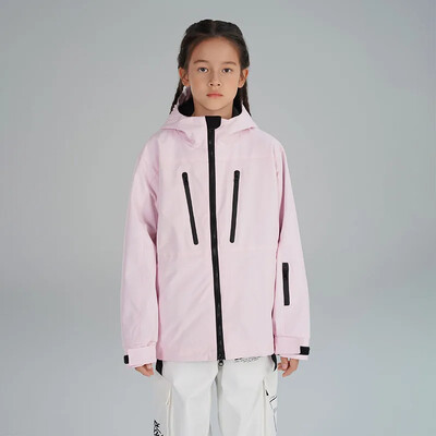 2024 m. žiemos nauja vaikų slidinėjimo striukė, snieglenčių alpinizmo berniukų, vandens nepraleidžianti lauko striukė, apšilimo striukė nuo vėjo