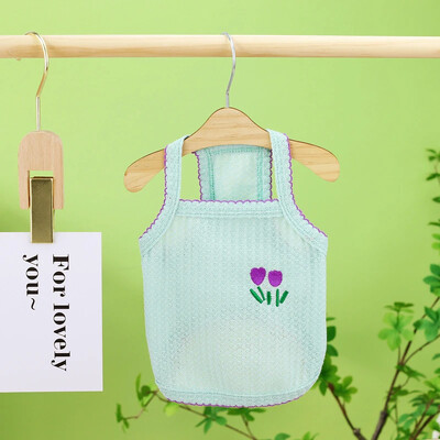 Vestă cu bretele pentru cățeluș mic, haine de vară, vestă de răcire pentru câini, îmbrăcăminte chihuahua, costum pentru câini, tricou pentru animale de companie