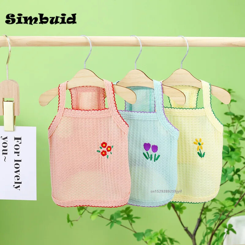 Vestă cu bretele pentru cățeluș mic, haine de vară, vestă de răcire pentru câini, îmbrăcăminte chihuahua, costum pentru câini, tricou pentru animale de companie