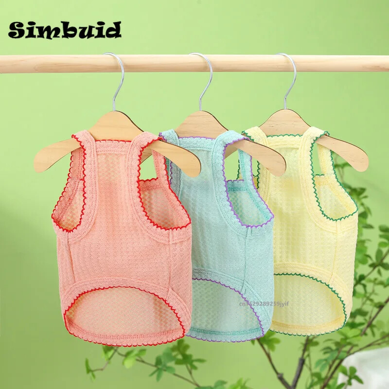 Vestă cu bretele pentru cățeluș mic, haine de vară, vestă de răcire pentru câini, îmbrăcăminte chihuahua, costum pentru câini, tricou pentru animale de companie