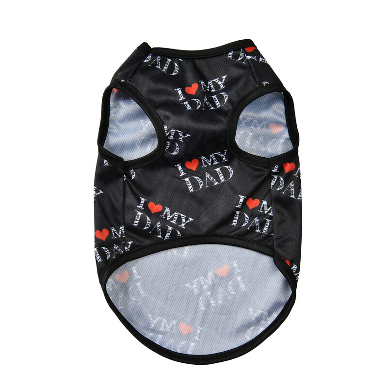 Haine respirabile pentru câini pentru câini de talie mică, mijlocie, pisici, vară, creativă, cu imprimeu, vestă pentru cățeluș, tricou, buldog francez, costum pentru animale de companie