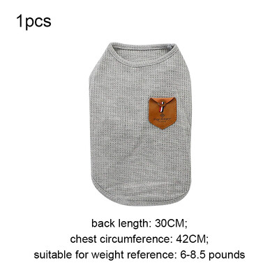 Naminių gyvūnėlių marškinėliai Minkšti kvėpuojantys kačių šunų marškinėliai Minimalistiniai marškinėliai be rankovių liemenė šunų drabužiai, skirti vidutinio dydžio šunų drabužiams