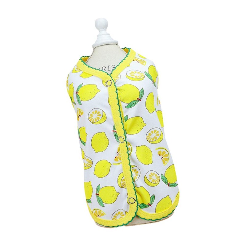 Jauki mājdzīvnieku suņu kaķu apģērbi vasaras kucēna T krekls maziem suņiem Multfilma Čivavas veste Mājdzīvnieku sauļošanās apģērbi Kaķu veste Ts G4A2