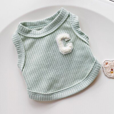 Kvėpuojantys vasariniai drabužiai šunims, maža plona šunų liemenė, Shih Tzu, vyriški ir moteriški naminių gyvūnėlių drabužiai, šuniuko liemenė