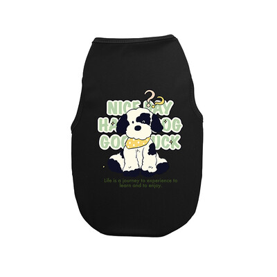 Vestă imprimată fără mâneci pentru animale de companie, câine de talie mică și mijlocie, modă la modă, haine de primăvară și vară, nou