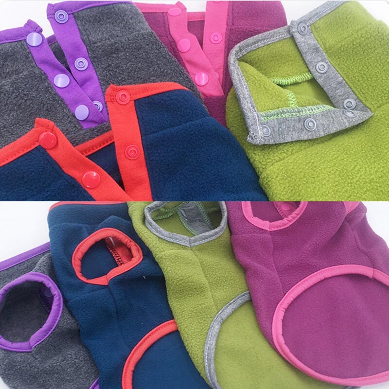 Žiemos rudens rūbai šuniui Minkšta vilna Šilta šuniuko liemenė šuniukui čihuahua Prancūzų buldogo striukė Mopso Jorkšyro paltai