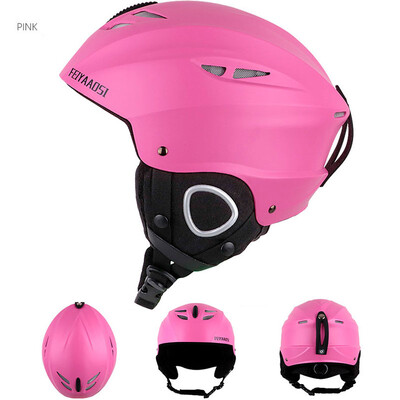 Lauko profesionalus saugos slidinėjimo šalmas suaugusiems, integruotas slidinėjimo snieglenčių snieglenčių šalmas motociklui