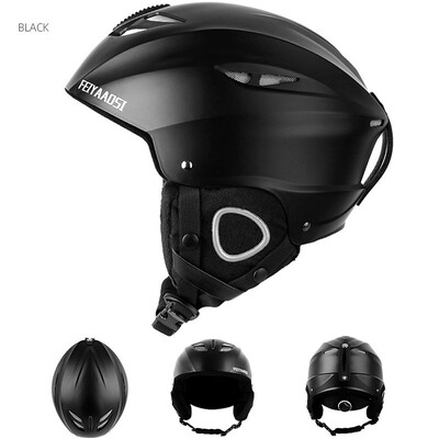 Lauko profesionalus saugos slidinėjimo šalmas suaugusiems, integruotas slidinėjimo snieglenčių snieglenčių šalmas motociklui