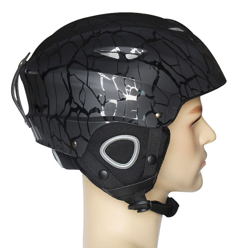 Lauko profesionalus saugos slidinėjimo šalmas suaugusiems, integruotas slidinėjimo snieglenčių snieglenčių šalmas motociklui