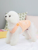 1vnt. Mieli kačių ir šunų rūbai, Vaflinė naminių gyvūnėlių liemenė tinka mažiems ir vidutinio dydžio šunims pavasarį ir vasarą