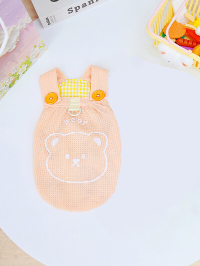 1vnt. Mieli kačių ir šunų rūbai, Vaflinė naminių gyvūnėlių liemenė tinka mažiems ir vidutinio dydžio šunims pavasarį ir vasarą