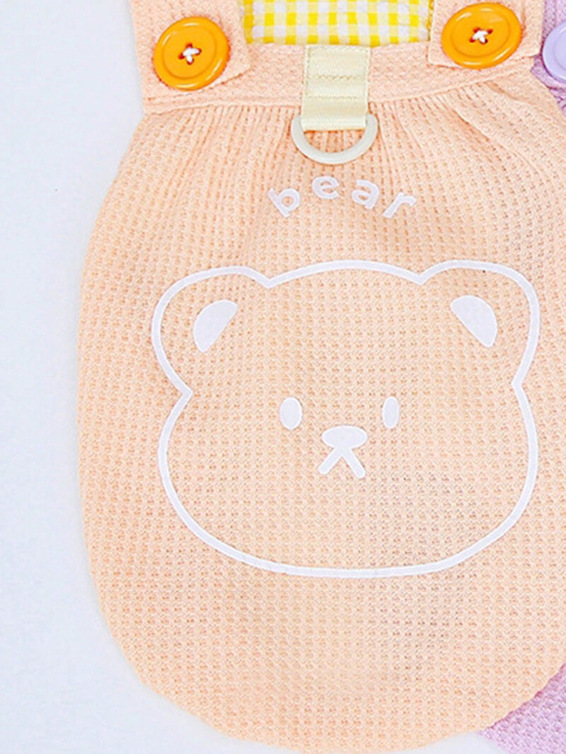 1vnt. Mieli kačių ir šunų rūbai, Vaflinė naminių gyvūnėlių liemenė tinka mažiems ir vidutinio dydžio šunims pavasarį ir vasarą