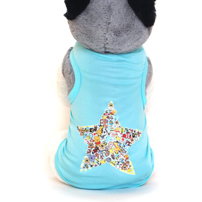 Animacinių filmų naminių gyvūnėlių liemenė meškiukas mažo šuns drabužiai pavasario ir vasaros kostiumai maži šunys katės augintiniai drabužiai