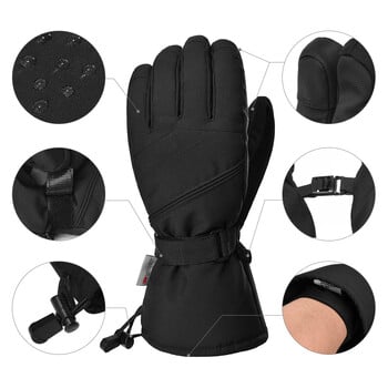 Αδιάβροχα γάντια Snowboard Ski Οθόνη αφής Outdoo Mitten 3M Thinsulate Snow Gloves Γάντια Μοτοσικλέτας Γάντια Μοτοσικλέτας