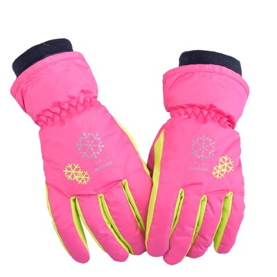 Žiemos lauke šiltos slidinėjimo pirštinės nuo vėjo vyriškos moterys, vaikiškos kumštinės pirštinės, neperšlampamos slidinėjimo kvėpuojančios sportinės slidinėjimo pirštinės S/M/L/XL