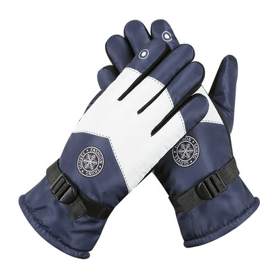 Mănuși de schi Mănuși de iarnă pentru femei, bărbați, mănuși de snowboard, mănuși cu ecran tactil, mănuși de snowmobil cu motor, impermeabile, termice pentru zăpadă