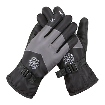 Mănuși de schi Mănuși de iarnă pentru femei, bărbați, mănuși de snowboard, mănuși cu ecran tactil, mănuși de snowmobil cu motor, impermeabile, termice pentru zăpadă