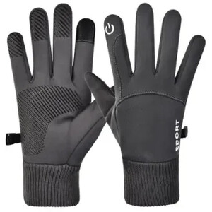 Mănuși de schi iarnă cu ecran tactil Mănuși rezistente la vânt Sport Pescuit Conducere Motocicletă Anti-alunecare Călduță Ciclism Mănuși pentru bărbați